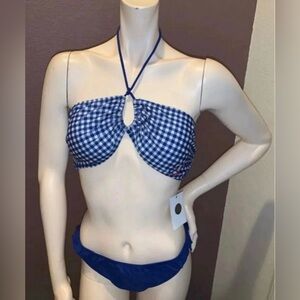 Texas Rangers Bikini 2 Piece Swimsuit MLB Size Large Blue NEW